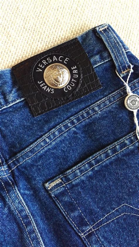 vintage versace black jeans|vintage Versace Jeans for sale.